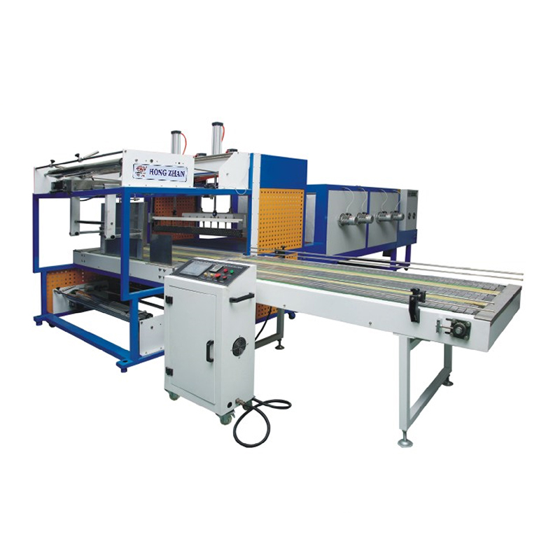 Verpackungs- und Schrumpfmaschine für große Platten